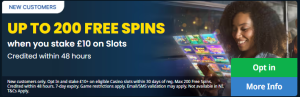 betfred casino bonus